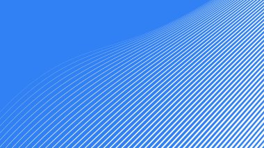 Arkaplan veya sunum için mavi eğimli çizgiler arkaplan vektör resmi