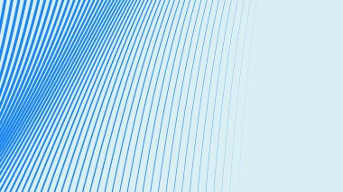 Arkaplan veya sunum için mavi eğimli çizgiler arkaplan vektör resmi