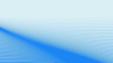 Arkaplan veya sunum için mavi eğimli çizgiler arkaplan vektör resmi