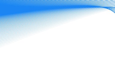 Arkaplan veya sunum için mavi eğimli çizgiler arkaplan vektör resmi