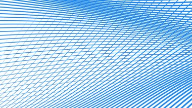 Arkaplan veya sunum için mavi eğimli çizgiler arkaplan vektör resmi