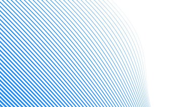 Arkaplan veya sunum için mavi eğimli çizgiler arkaplan vektör resmi