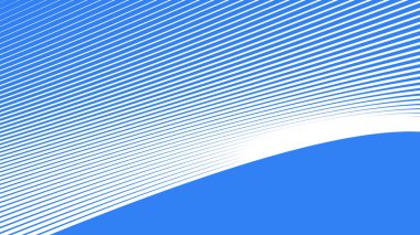 Arkaplan veya sunum için mavi eğimli çizgiler arkaplan vektör resmi