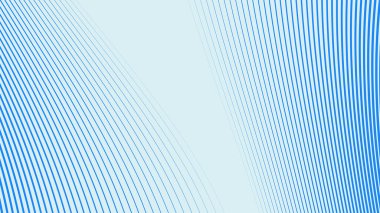 Arkaplan veya sunum için mavi eğimli çizgiler arkaplan vektör resmi