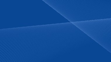 Arkaplan veya sunum için mavi eğimli çizgiler arkaplan vektör resmi