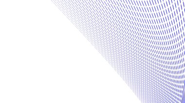 Arkaplan veya sunum için mavi eğimli çizgiler arkaplan vektör resmi