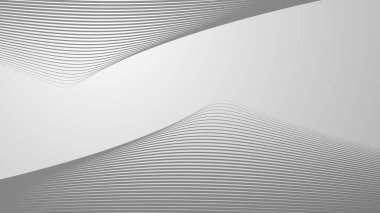 Arkaplan veya sunum için gradyan içeren gri eğimli çizgi çizgileri