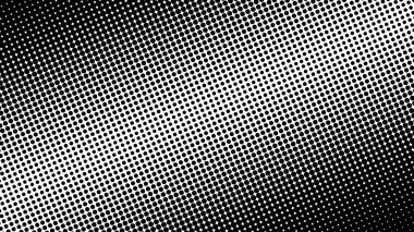 Siyah ve beyaz yarım tonlu noktalar. soyut vektör arkaplanı