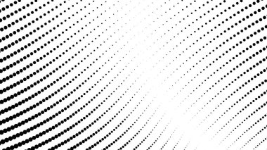 Siyah ve beyaz yarım tonlu noktalar. soyut vektör arkaplanı