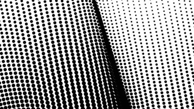 Siyah ve beyaz yarım tonlu noktalar. soyut vektör arkaplanı