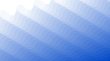 Arkaplan veya sunum için gradyan içeren mavi dalga soyut arkaplan