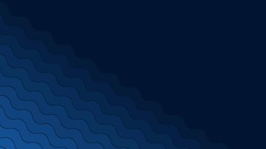 Arkaplan veya sunum için gradyan içeren mavi dalga soyut arkaplan