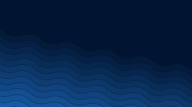 Arkaplan veya sunum için gradyan içeren mavi dalga soyut arkaplan