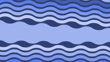 Arkaplan veya sunum için gradyan içeren mavi dalga soyut arkaplan