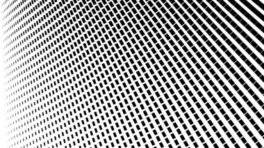 Arkaplan veya duvar kağıdı için siyah ve beyaz yarım tonlu vektör görüntüsü. Soyut noktalar yarım ton tasarım resmi