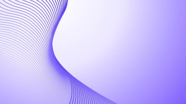 Arkaplan veya sunum için eğri çizgi gradyan vektör resmine sahip mor soyut arkaplan