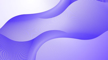 Arkaplan veya sunum için eğri çizgi gradyan vektör resmine sahip mor soyut arkaplan