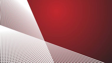 Arkaplan veya sunum için çizgili kırmızı eğimli arkaplan