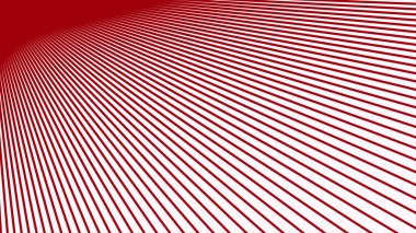 Eğri çizgisi olan kırmızı eğimli soyut arkaplan