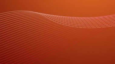 Eğri çizgisi olan kırmızı eğimli soyut arkaplan