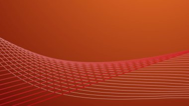 Eğri çizgisi olan kırmızı eğimli soyut arkaplan