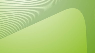 Arkaplan veya sunum için eğri çizgisi olan yeşil gradyan soyut arkaplan