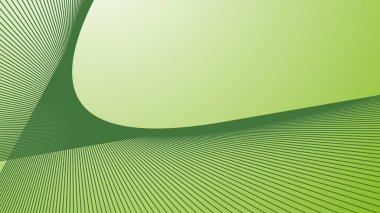 Arkaplan veya sunum için eğri çizgisi olan yeşil gradyan soyut arkaplan