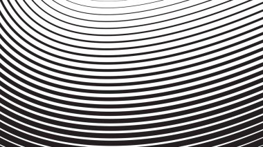 Sunum veya arkaplan için özet arkaplan eğrisi olan siyah ve beyaz çizgiler