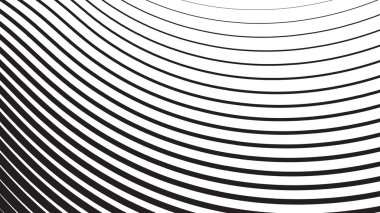 Sunum veya arkaplan için özet arkaplan eğrisi olan siyah ve beyaz çizgiler