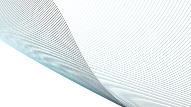 Dinamik eğri çizgisi olan beyaz soyut arkaplan