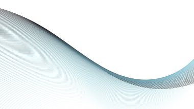 Dinamik eğri çizgisi olan beyaz soyut arkaplan