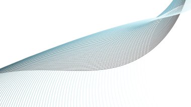 Dinamik eğri çizgisi olan beyaz soyut arkaplan