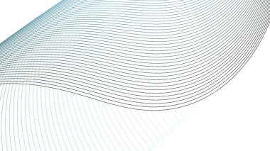 Dinamik eğri çizgisi olan beyaz soyut arkaplan