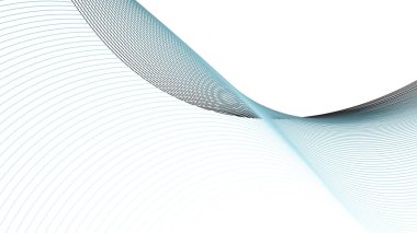 Dinamik eğri çizgisi olan beyaz soyut arkaplan