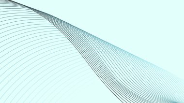 Dinamik eğri çizgisi olan beyaz soyut arkaplan