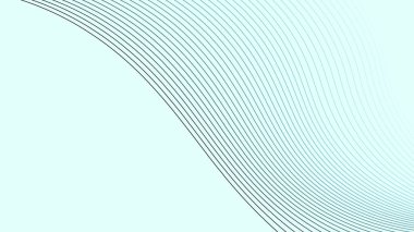 Dinamik eğri çizgisi olan beyaz soyut arkaplan