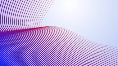 Mavi ve kırmızı çizgiler arkaplan veya sunum için soyut arkaplan çizgileri