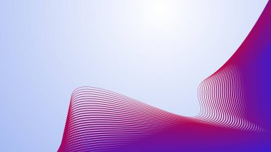 Mavi ve kırmızı çizgiler arkaplan veya sunum için soyut arkaplan çizgileri