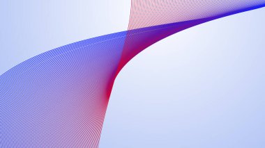 Arkaplan veya sunum için mavi ve kırmızı renksiz çizgiler desen soyut arkaplan