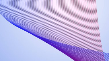 Arkaplan veya sunum için mavi ve kırmızı renksiz çizgiler desen soyut arkaplan