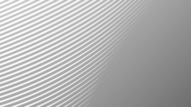 Arkaplan veya sunum için eğri çizgisi olan gri soyut arkaplan