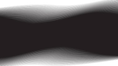 Arkaplan veya sunum için eğri çizgisi olan siyah soyut arkaplan