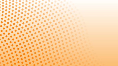 Arkaplan veya sunum için polkadot desenli turuncu soyut arkaplan