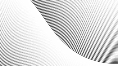 Arkaplan veya sunum için dinamik eğri çizgi çizgi çizgi duvar kağıdı vektör resmi ile soyut dikişsiz arkaplan