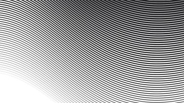 Arkaplan veya sunum için dinamik eğri çizgi çizgi çizgi duvar kağıdı vektör resmi ile soyut dikişsiz arkaplan