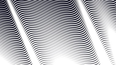 Arkaplan veya sunum için eğri çizgisi olan siyah soyut arkaplan