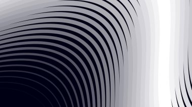 Arkaplan veya sunum için eğri çizgisi olan siyah soyut arkaplan