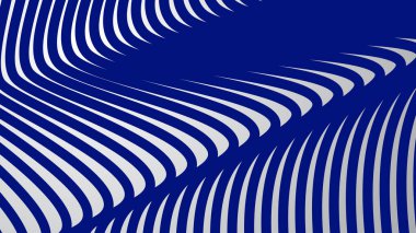 Arkaplan veya sunum için mavi eğri çizgileri olan soyut arkaplan