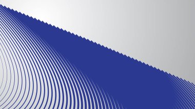 Arkaplan veya sunum için mavi eğri çizgileri olan soyut arkaplan