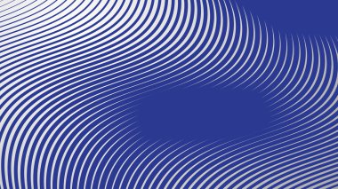 Arkaplan veya sunum için mavi eğri çizgileri olan soyut arkaplan